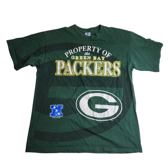 Vintage 1994 Starter Green Bay Packers Big Logo Shirt Size‎ XL - Picture 1 of 9